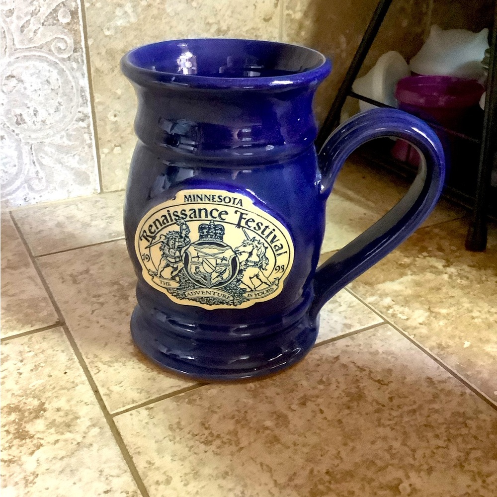 Deneen Pottery “The Adventure is Yours” Renaissance Festival Mug